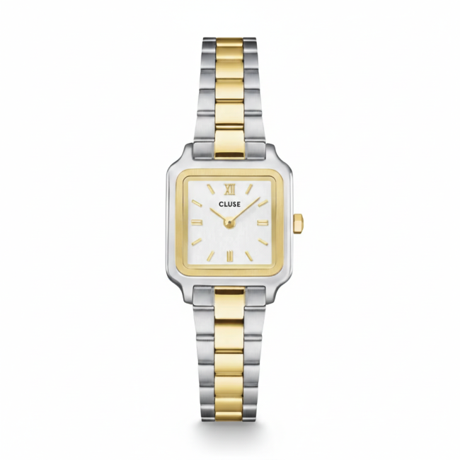 CLUSE - Montre miniature Gracieuse en acier bicolore