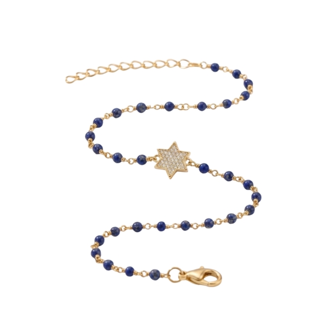 Saint-Yves - Bracelet Étoile Marine - Argent 925 plaqué or